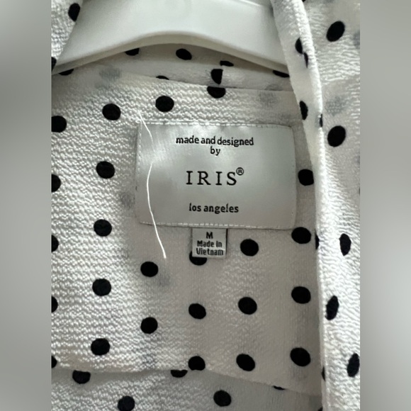 Iris Basic Polka Dot Open Front Cardigan - Picture 4 of 7